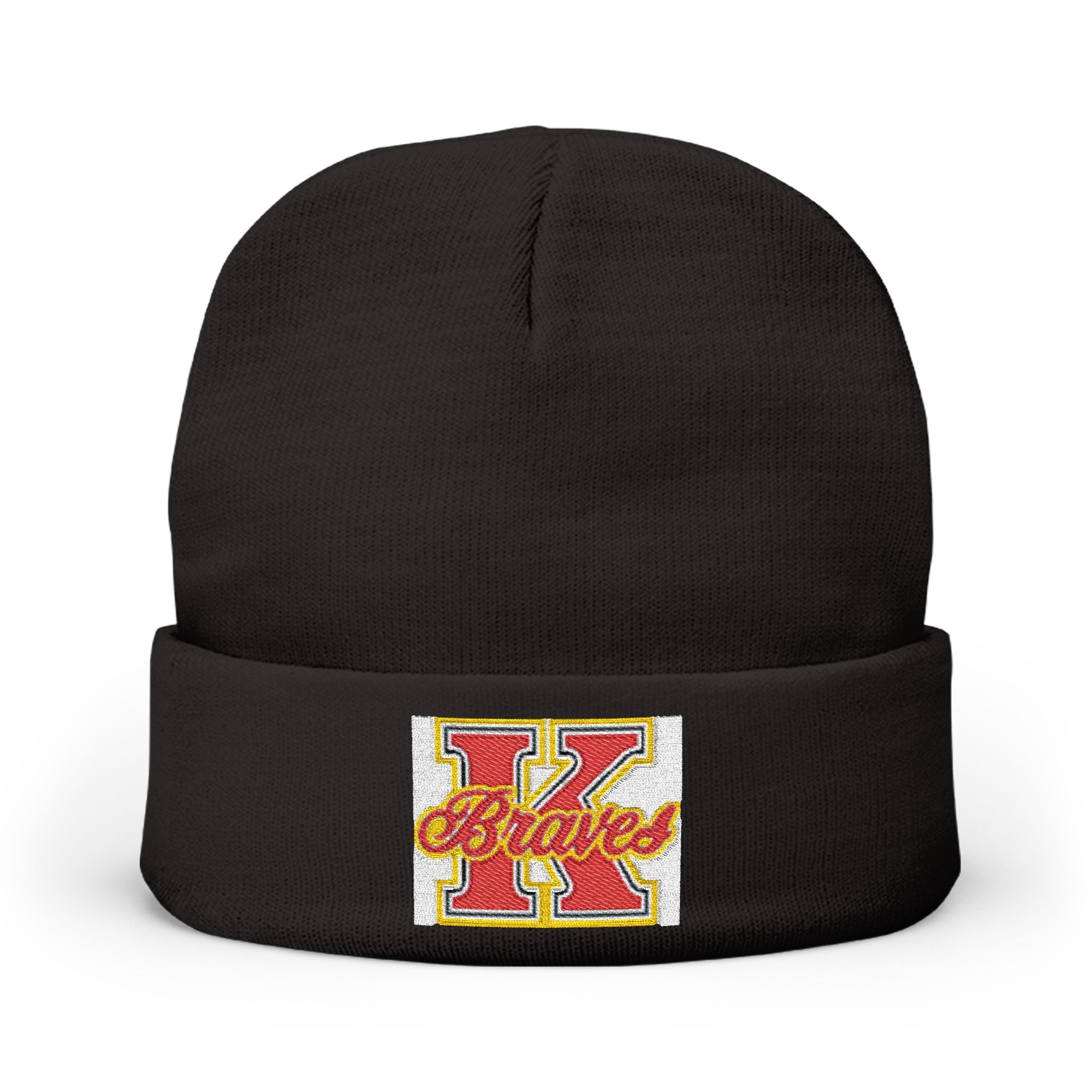 Jr Braves Embroidered Knit Beanie