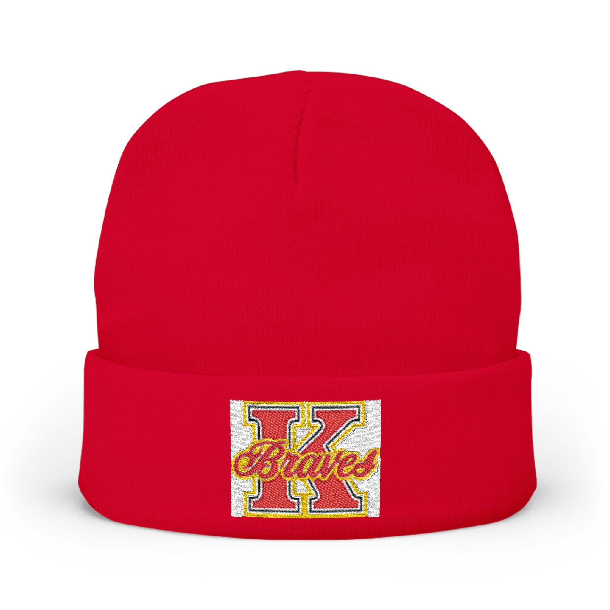 Jr Braves Embroidered Knit Beanie