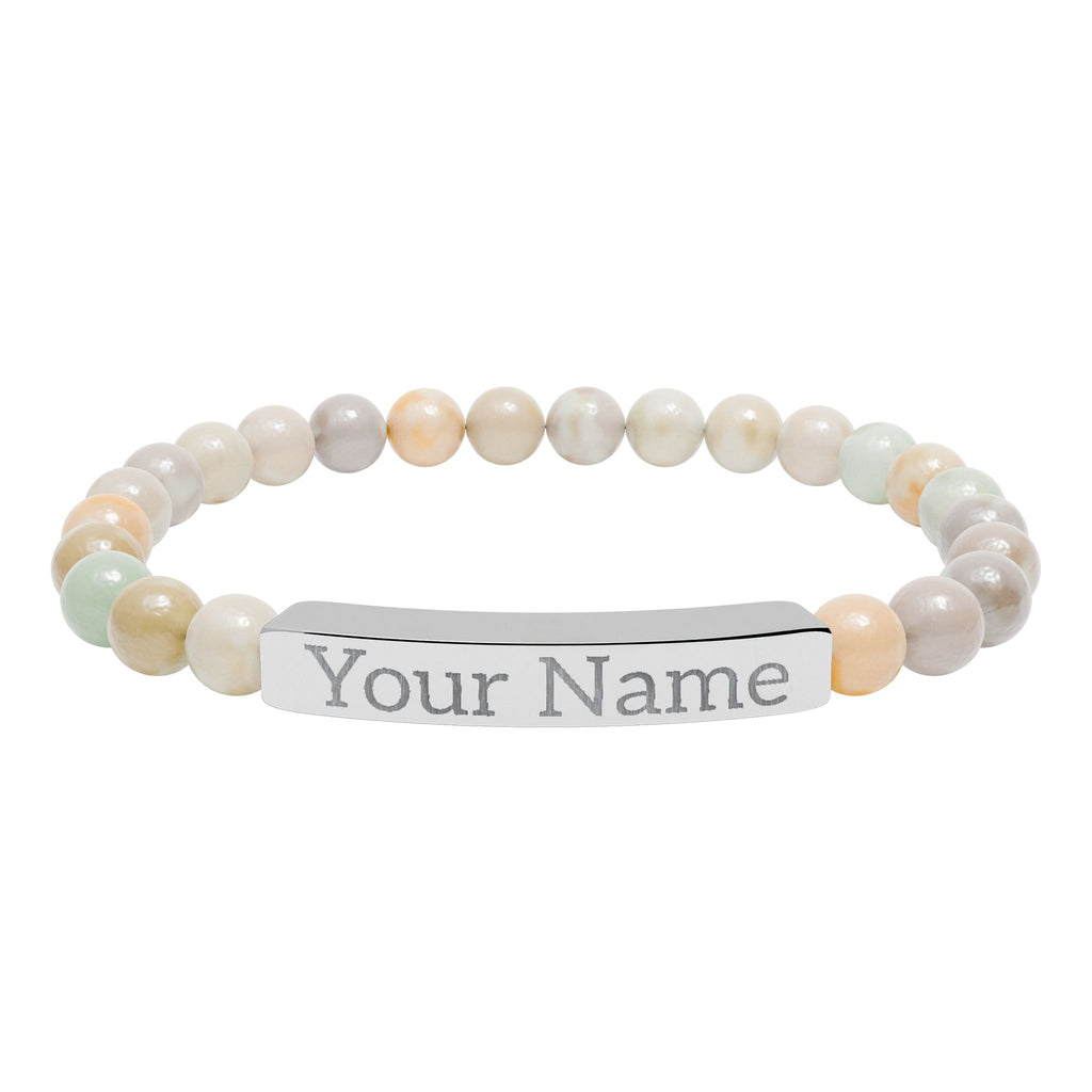 Engraved Name Stretch Bracelet