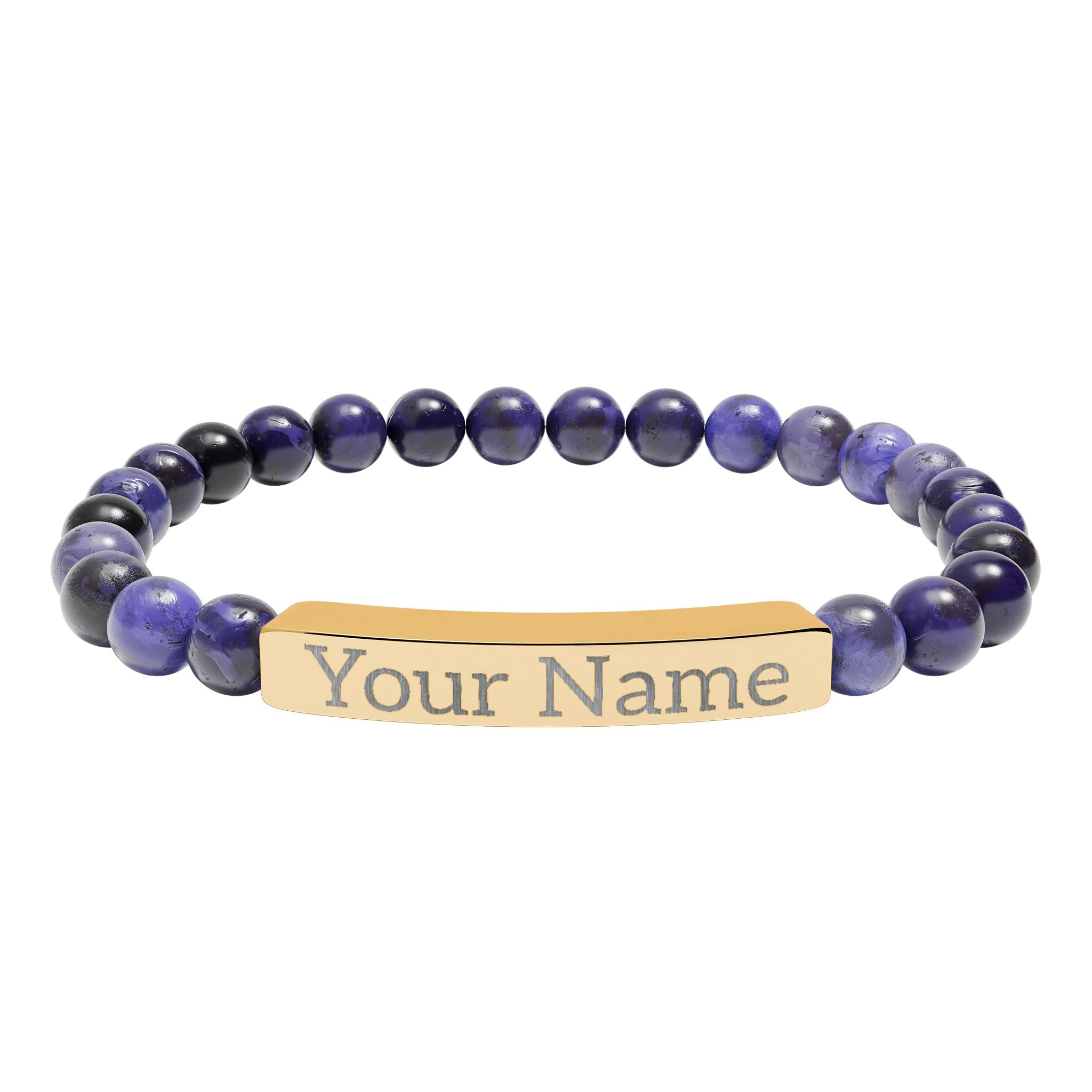 Engraved Name Stretch Bracelet