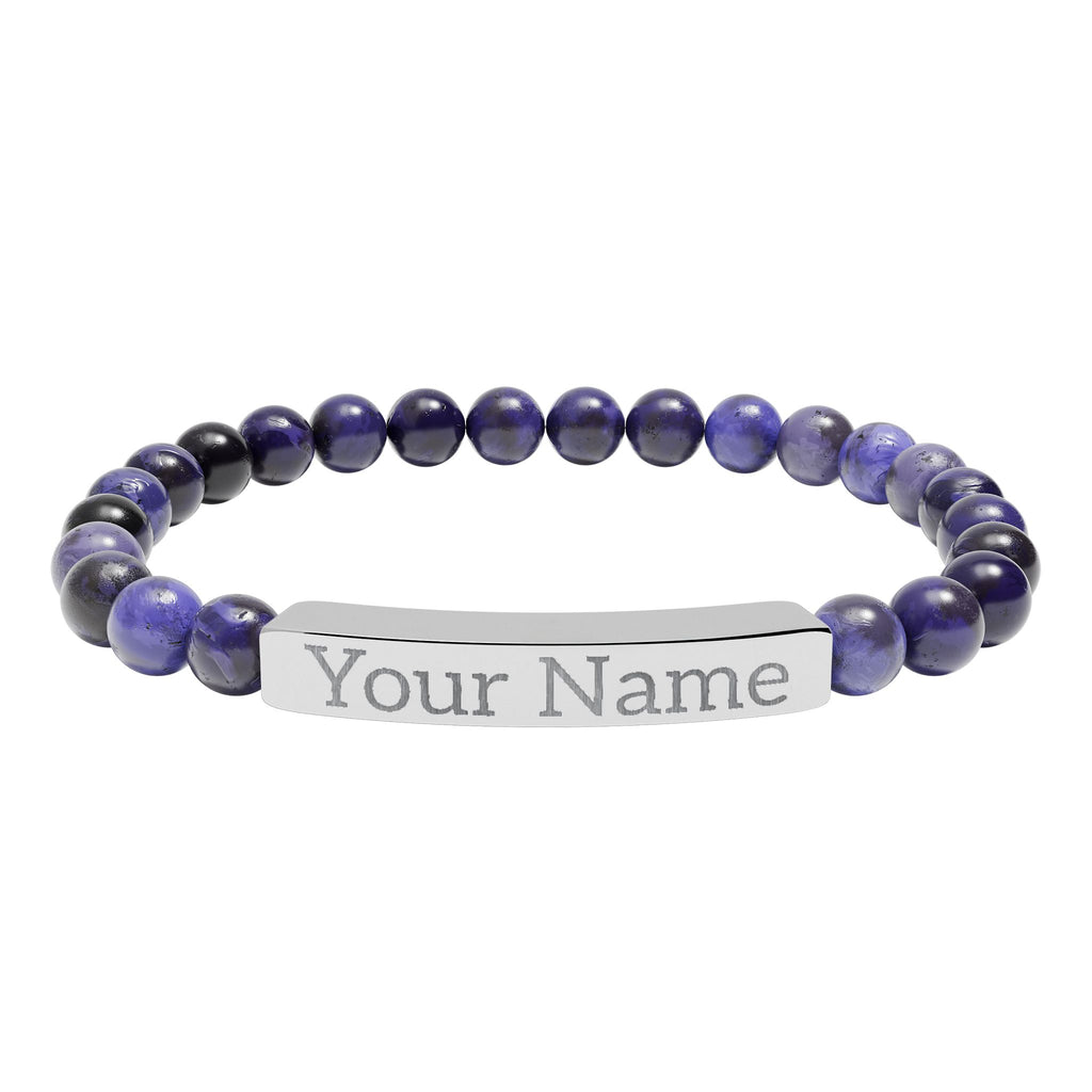Engraved Name Stretch Bracelet