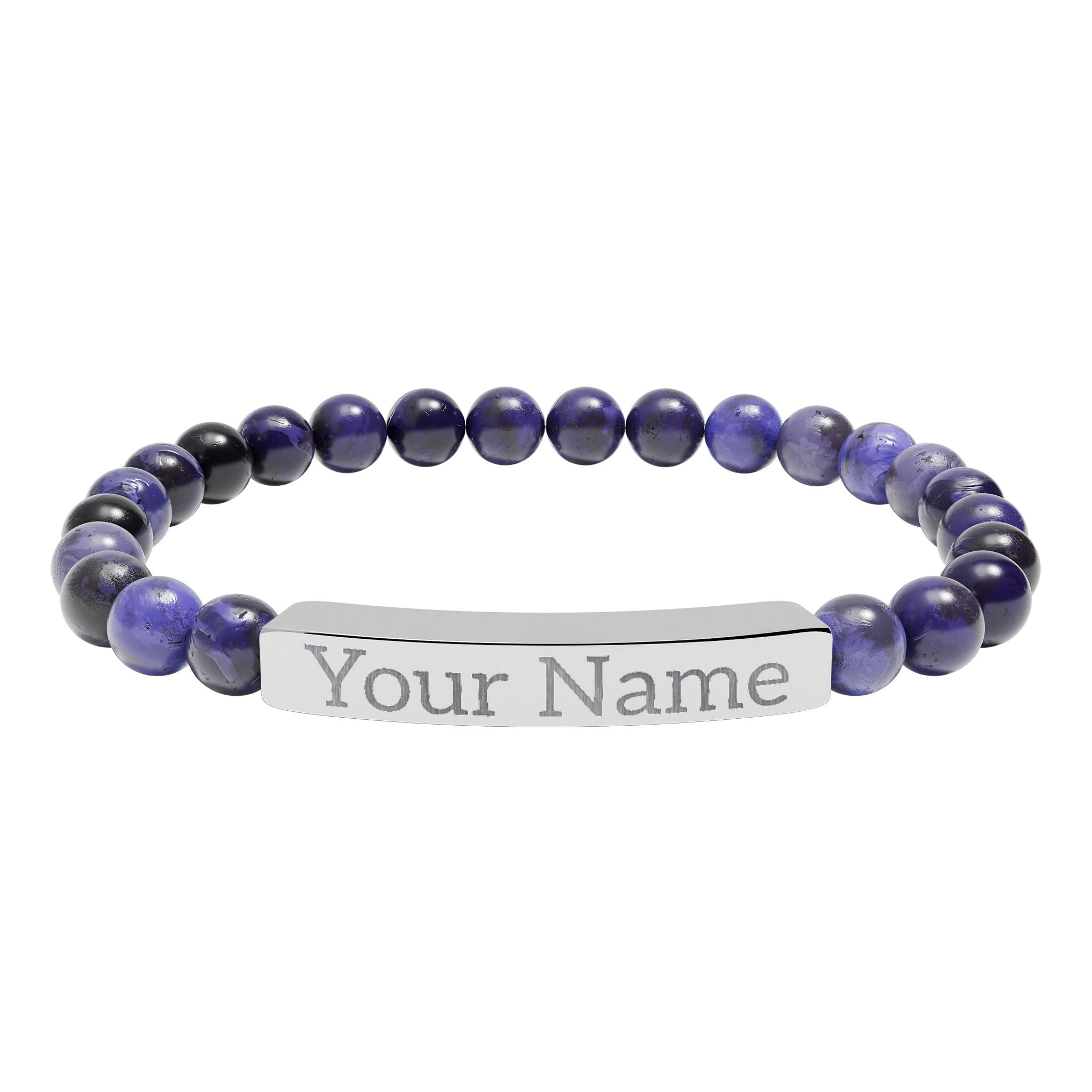 Engraved Name Stretch Bracelet