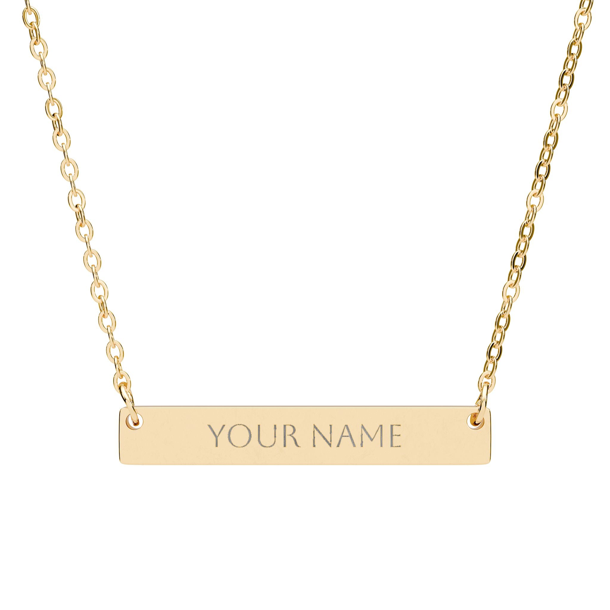 Engraved Personalized Name Pendant