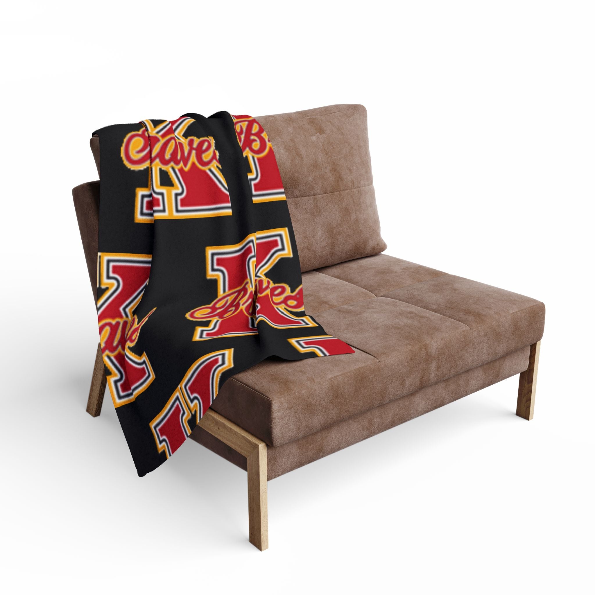 Junior Braves Football  Fleece Blanket