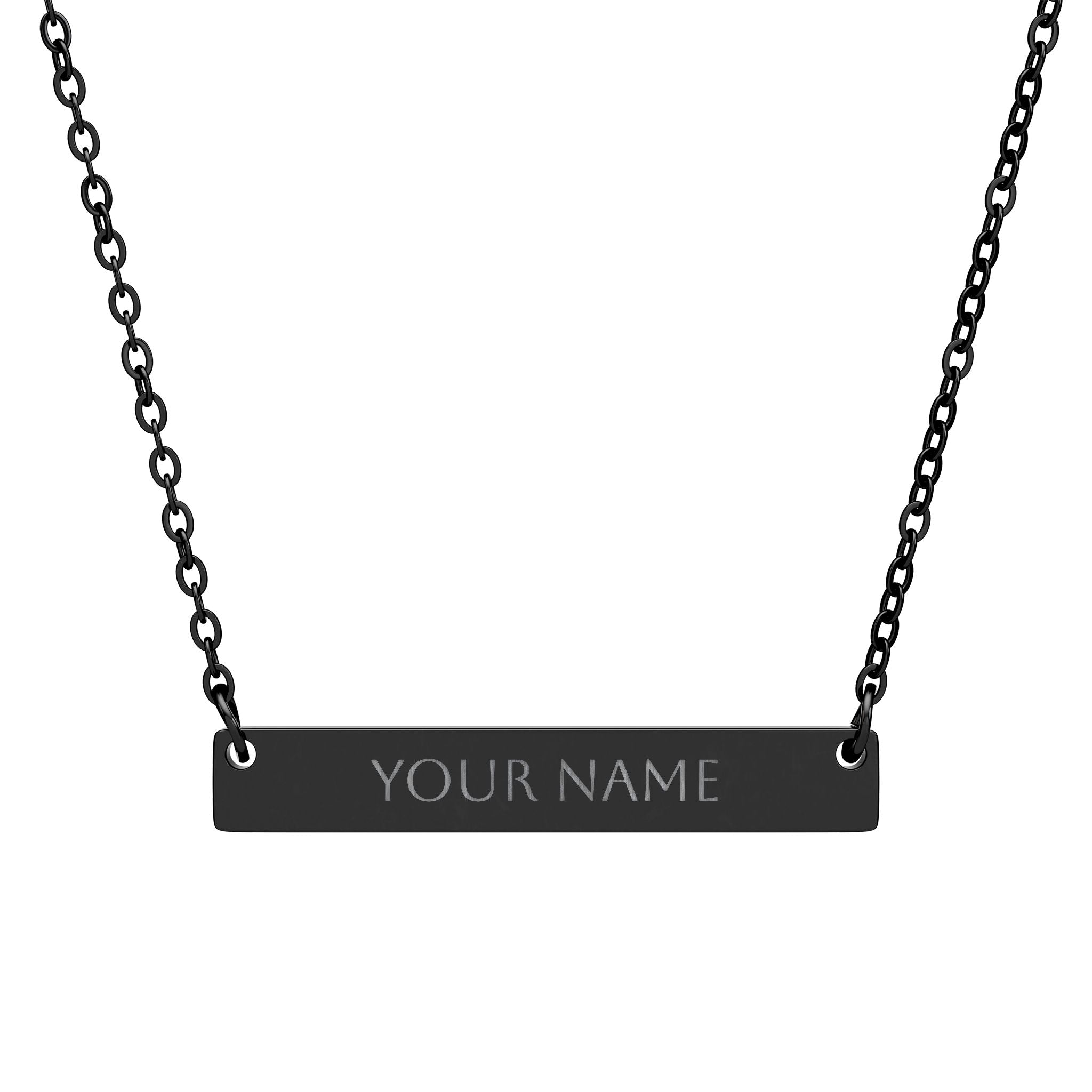 Engraved Personalized Name Pendant