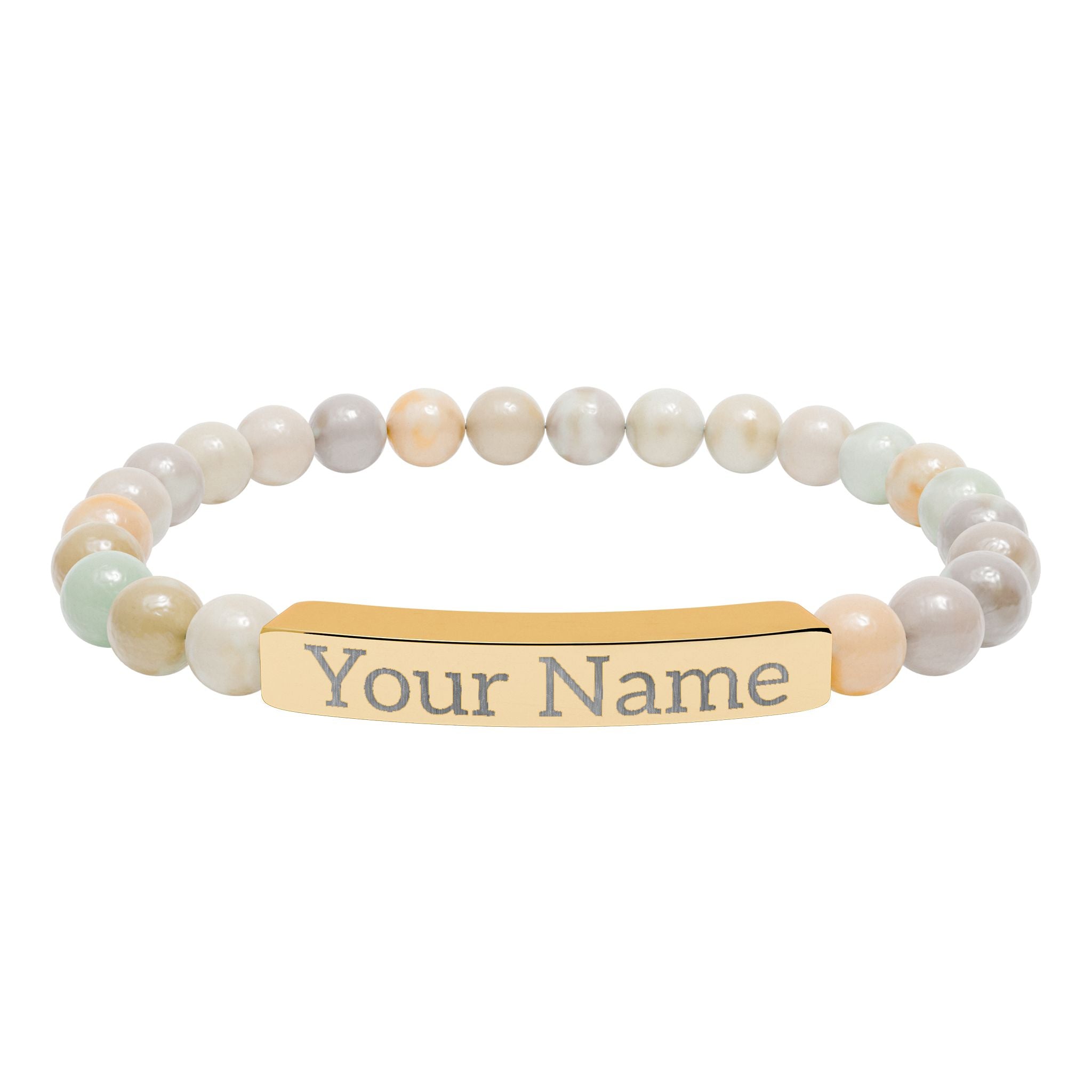 Engraved Name Stretch Bracelet