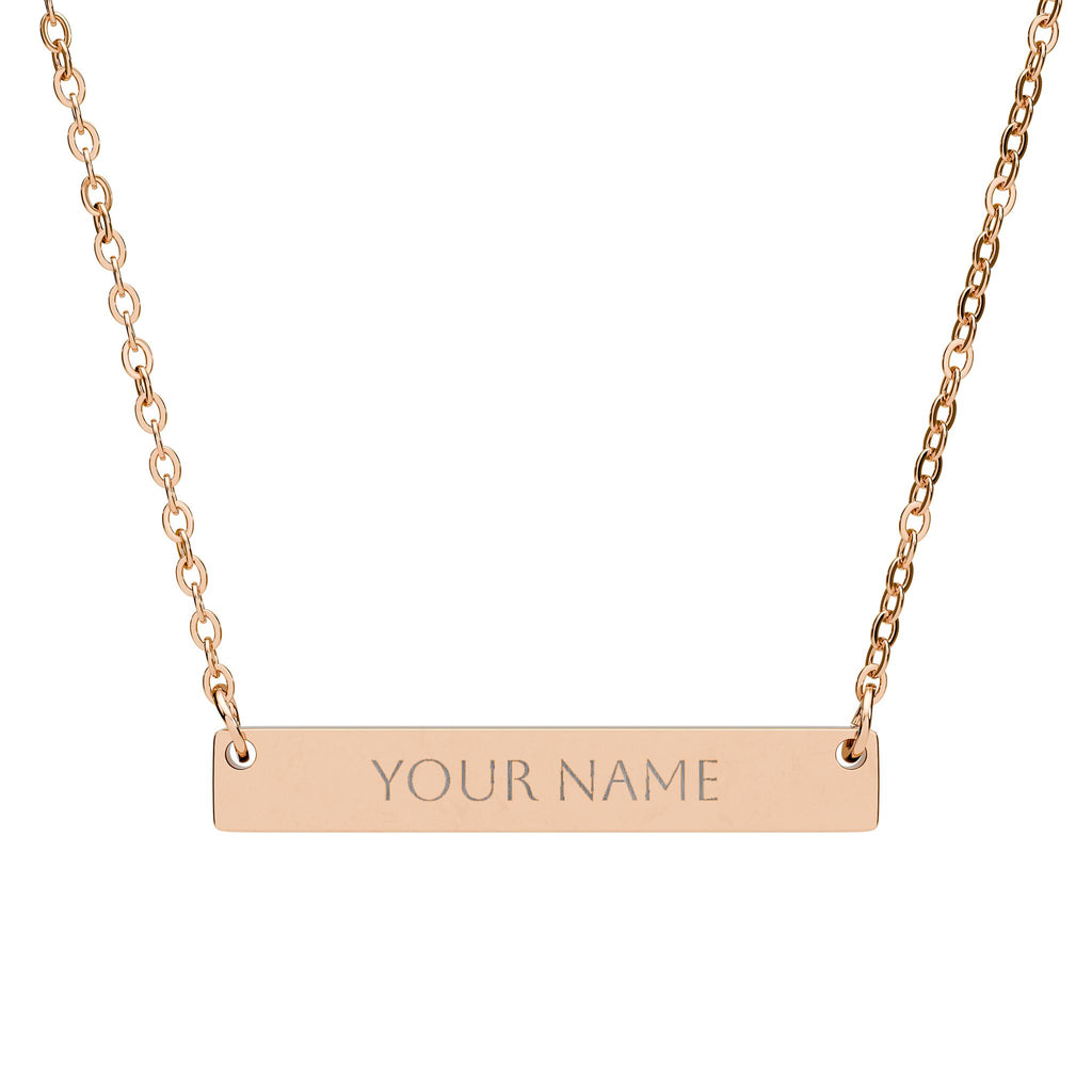 Engraved Personalized Name Pendant