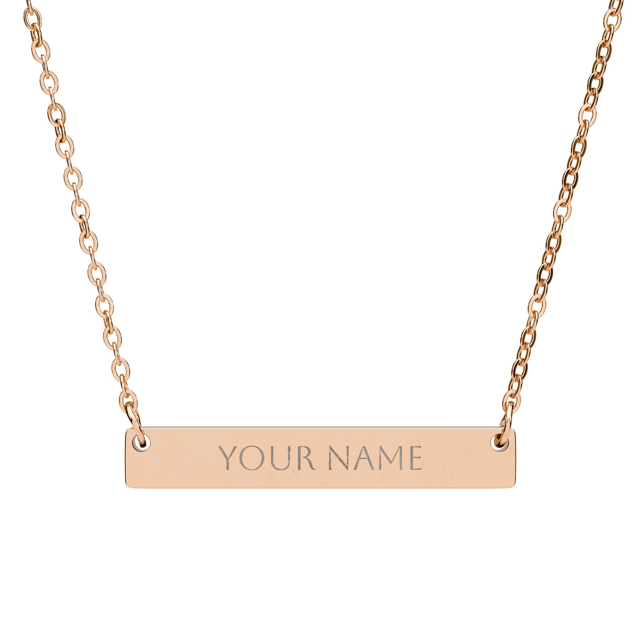 Engraved Personalized Name Pendant