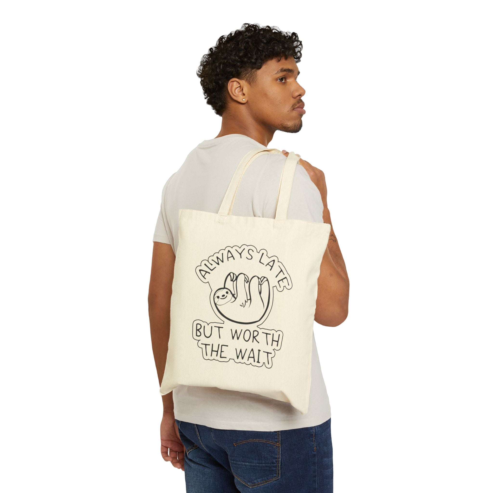 Sloth Canvas Tote