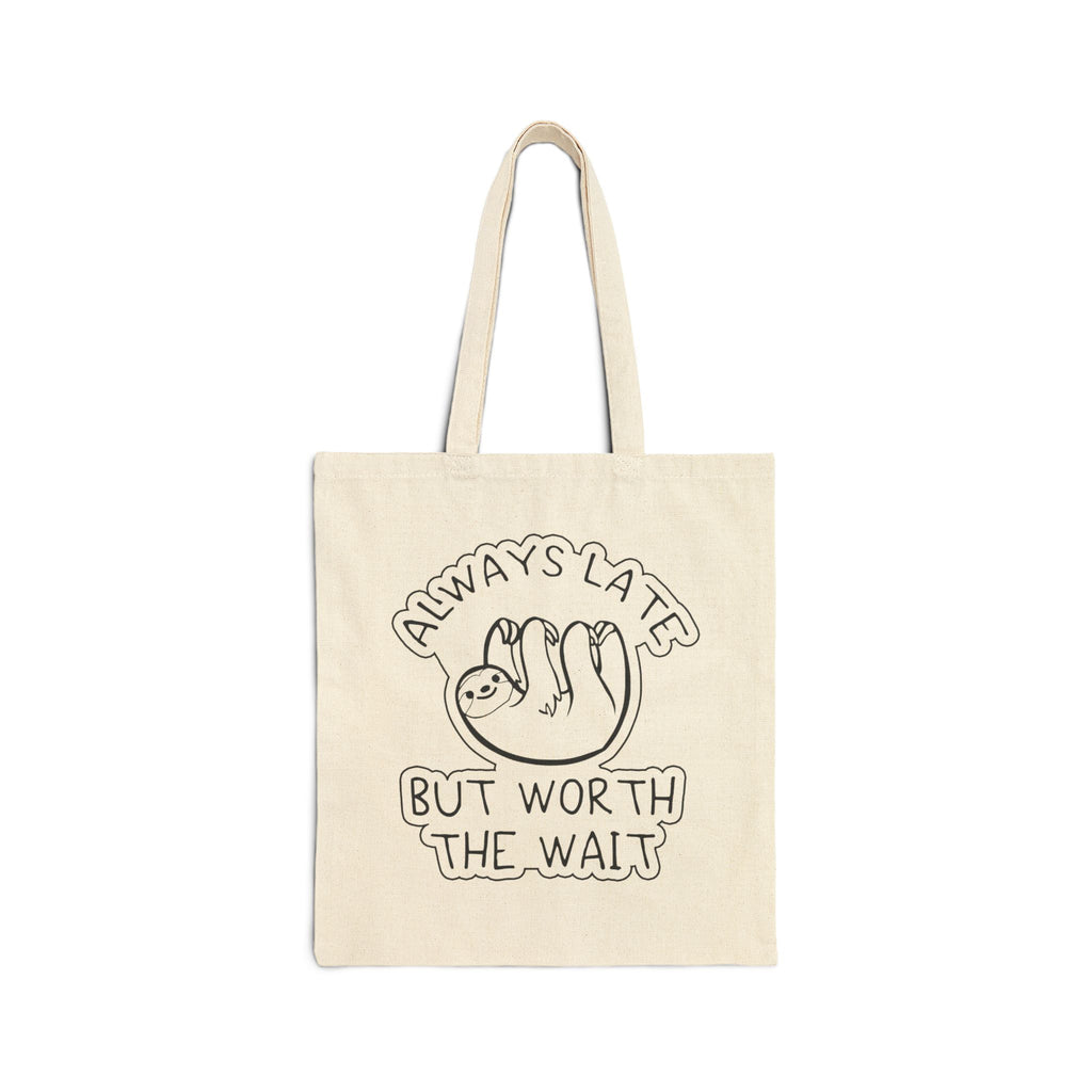 Sloth Canvas Tote