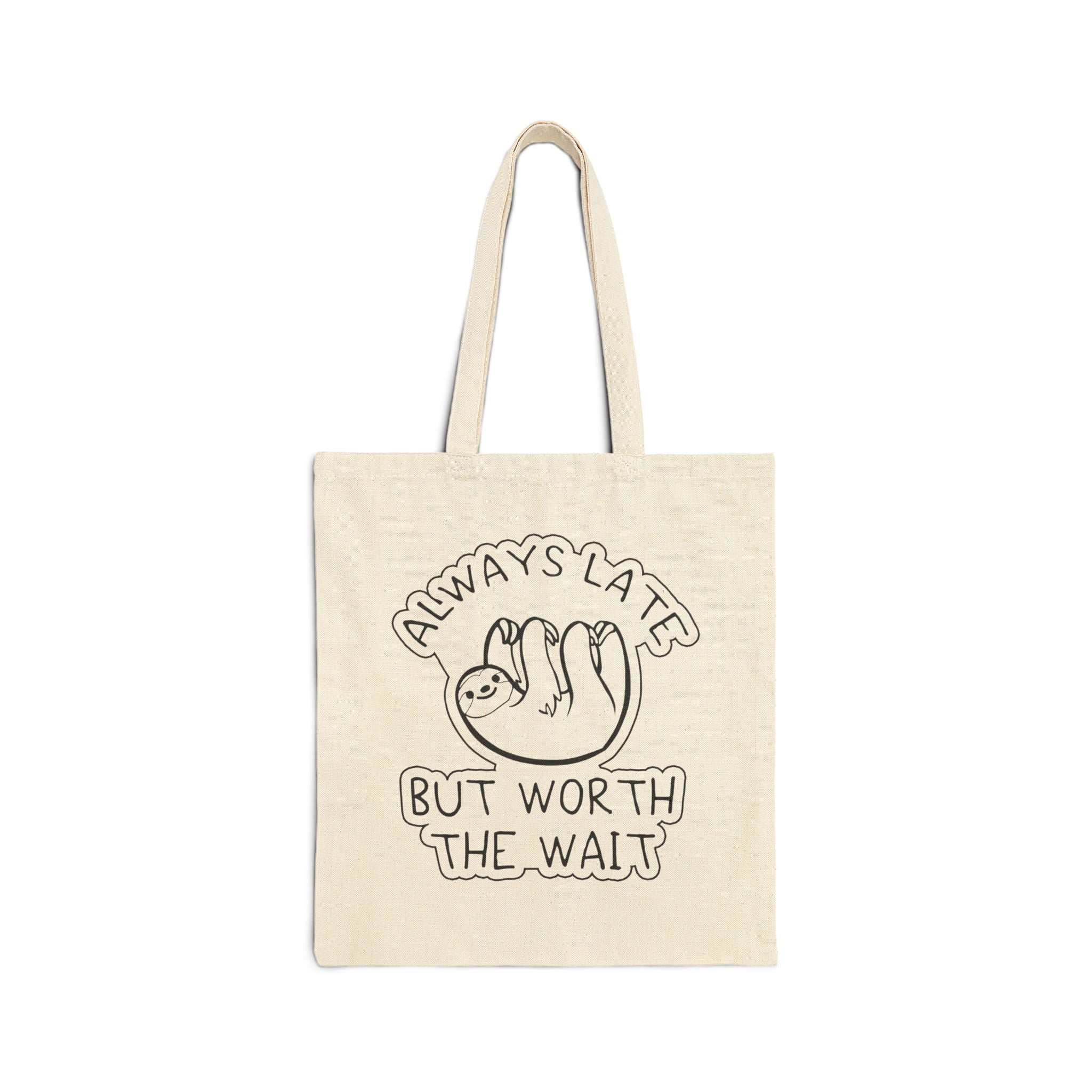 Sloth Canvas Tote
