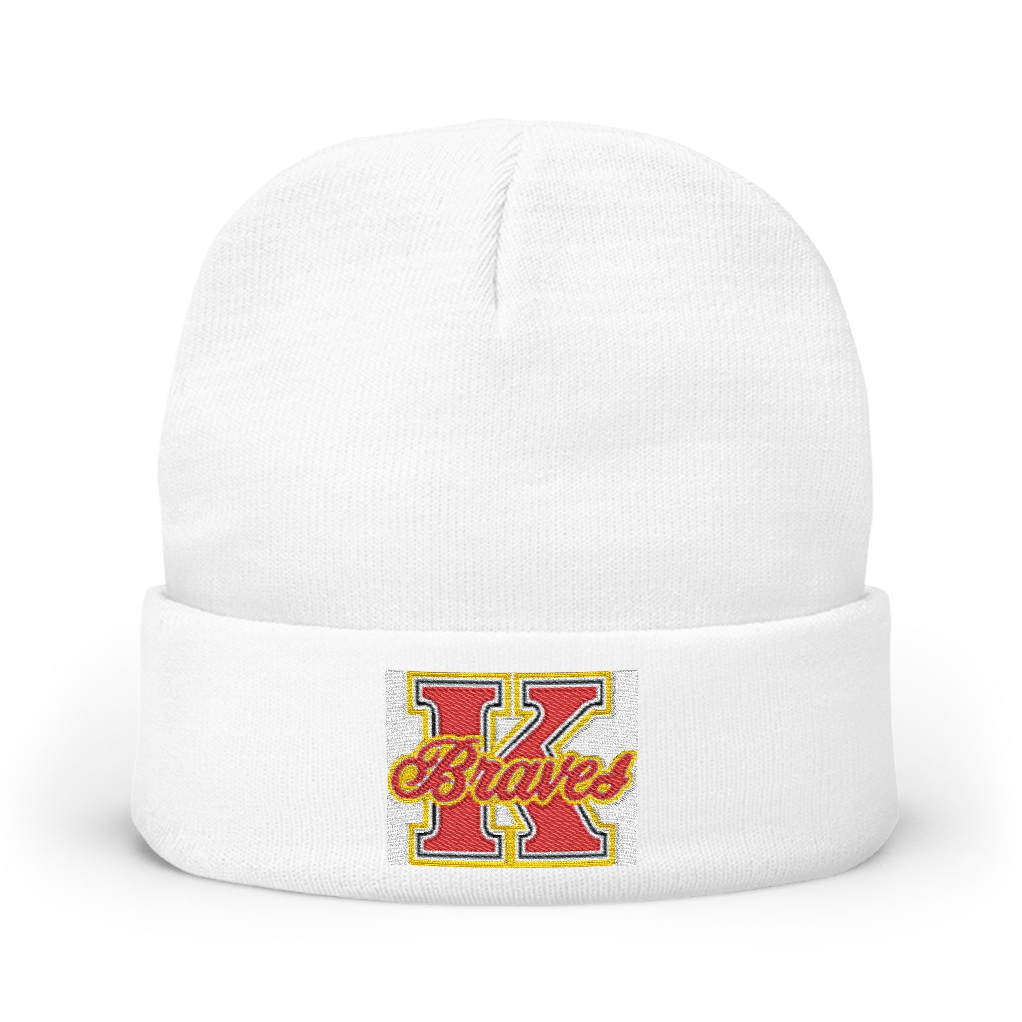 Jr Braves Embroidered Knit Beanie