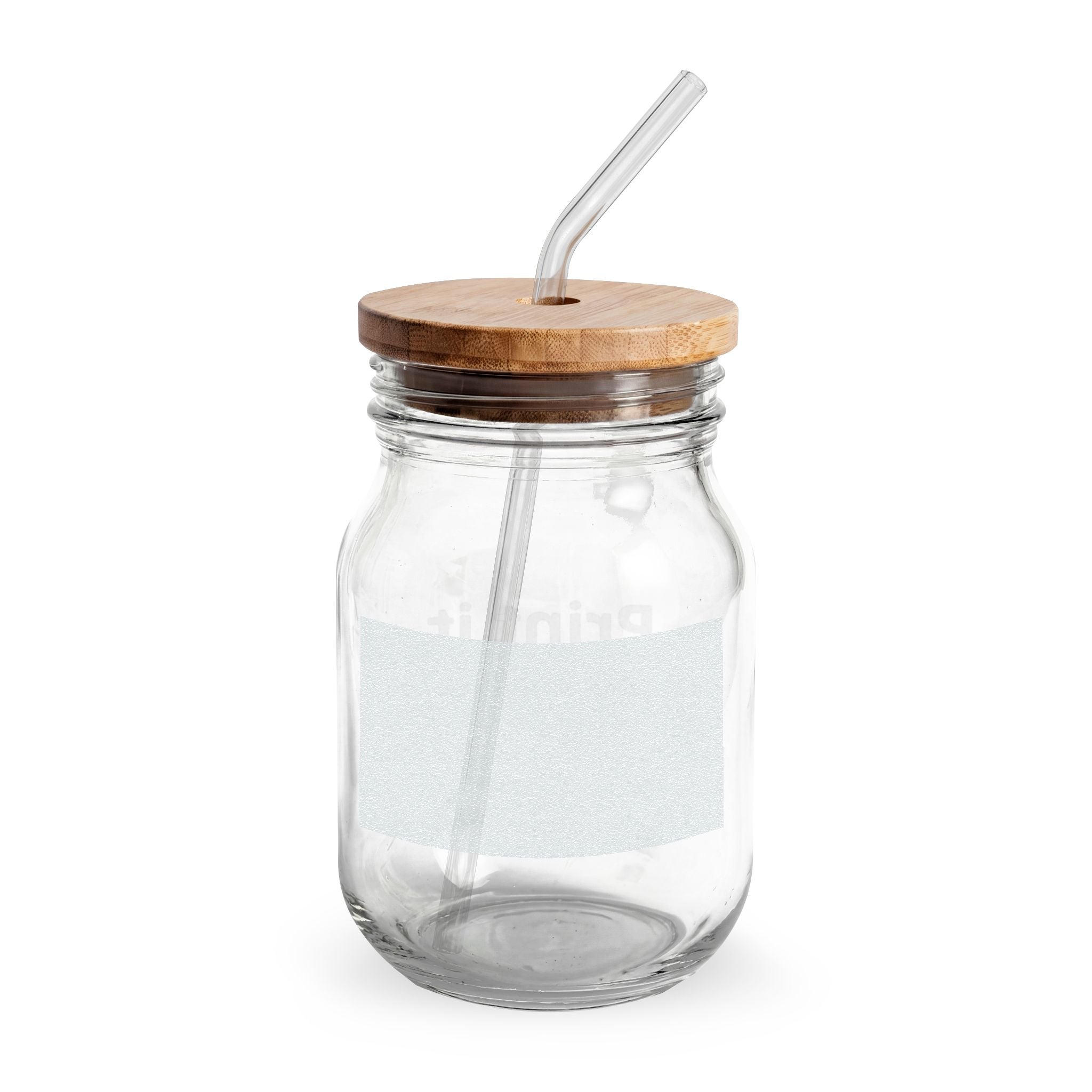 Personalized Sipper Glass with Straw
