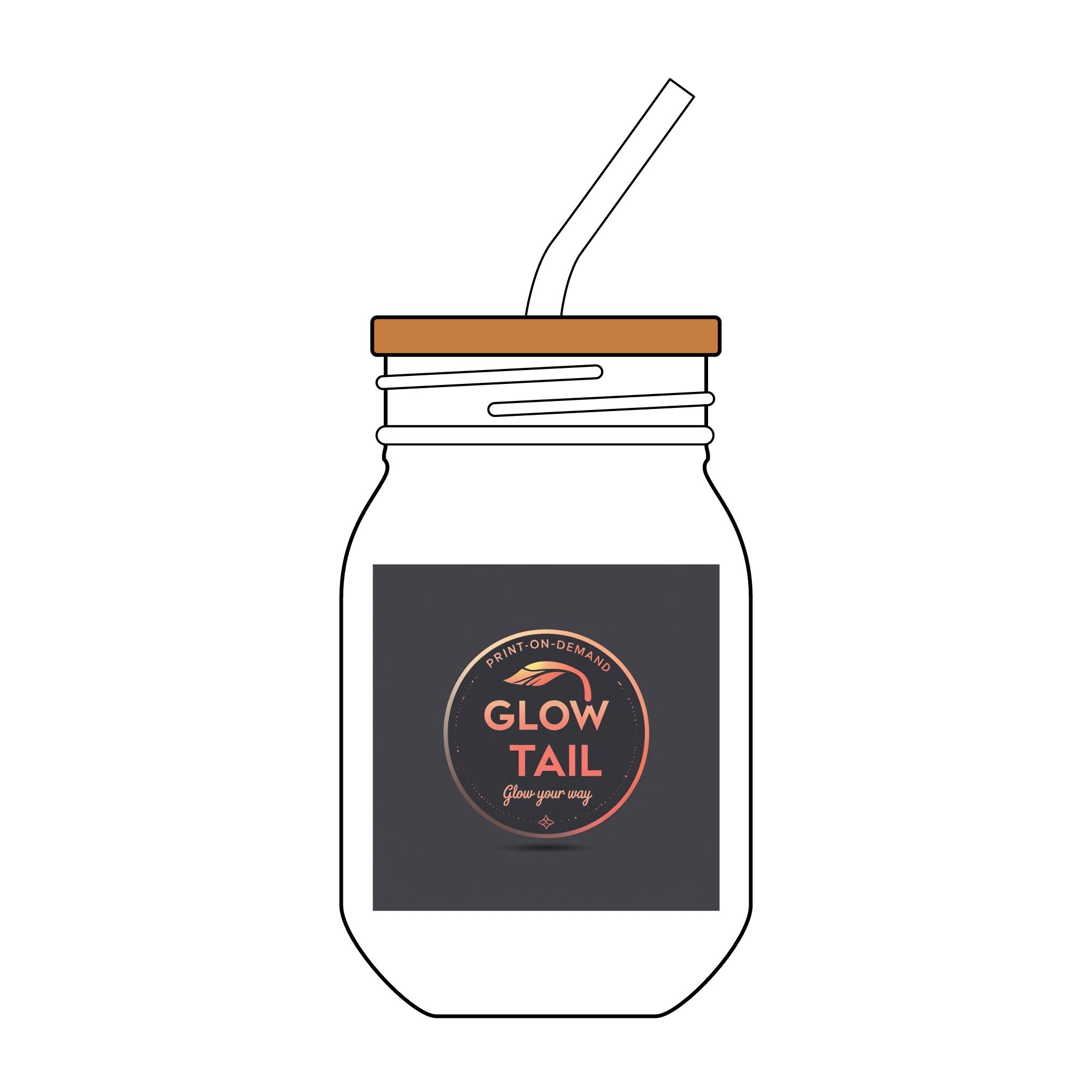 Sipper Glass with Straw
