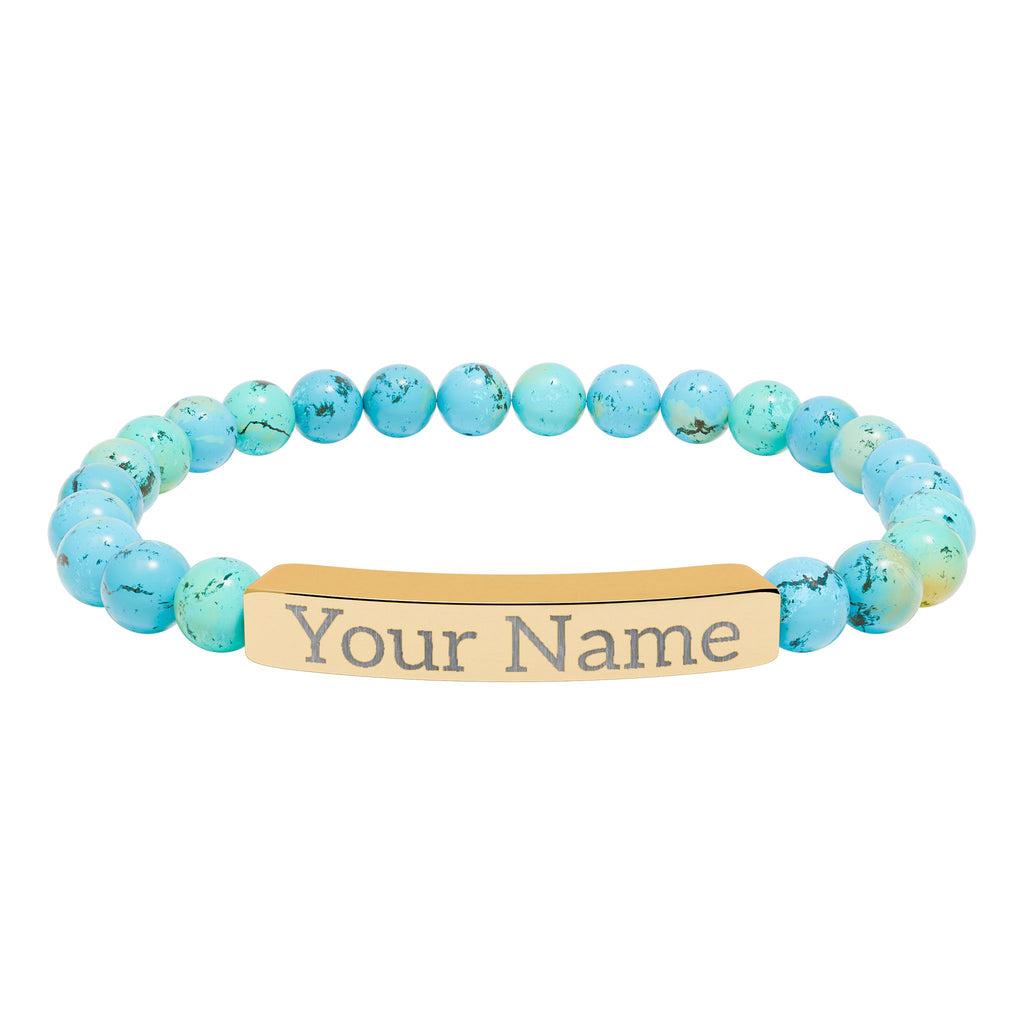 Engraved Name Stretch Bracelet