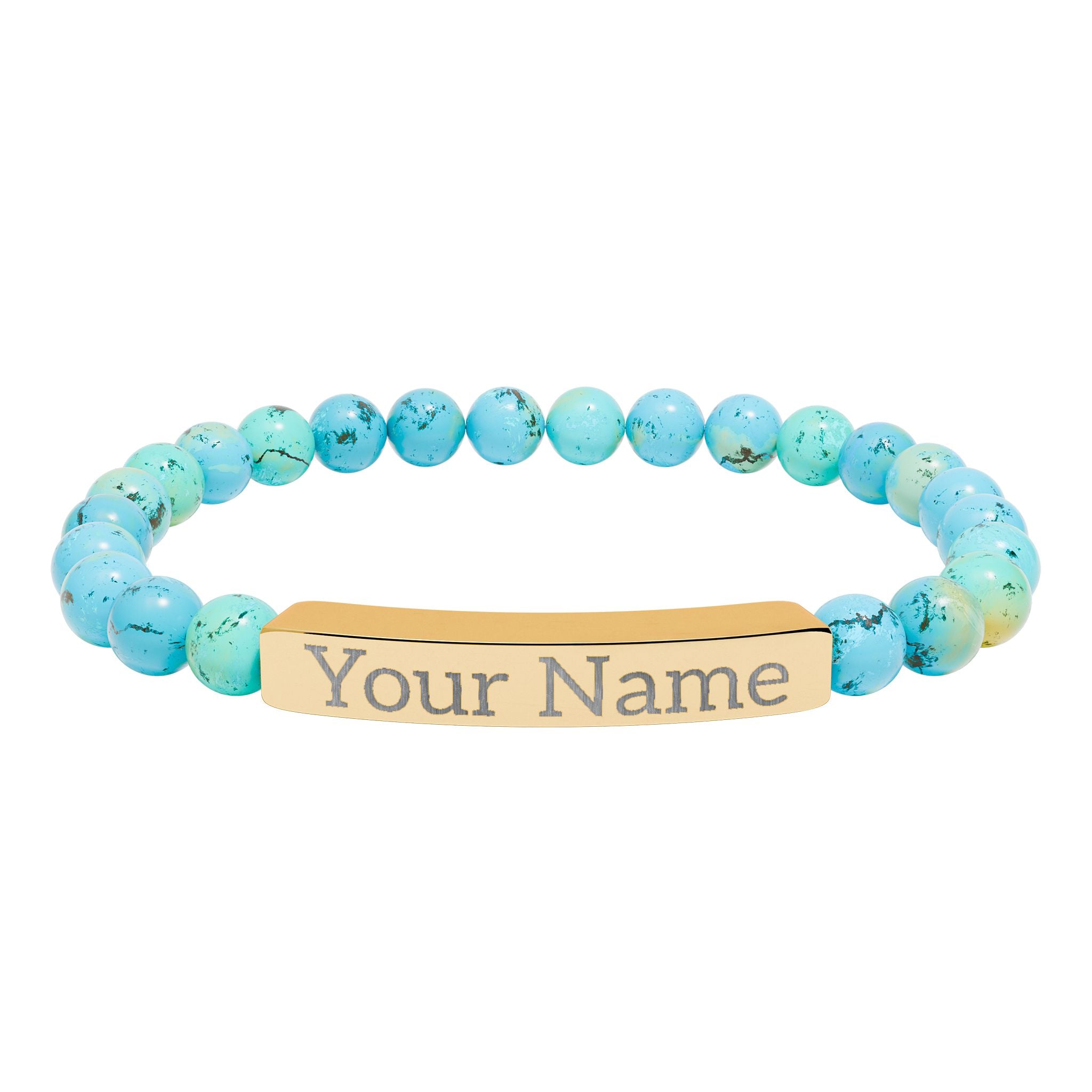 Engraved Name Stretch Bracelet