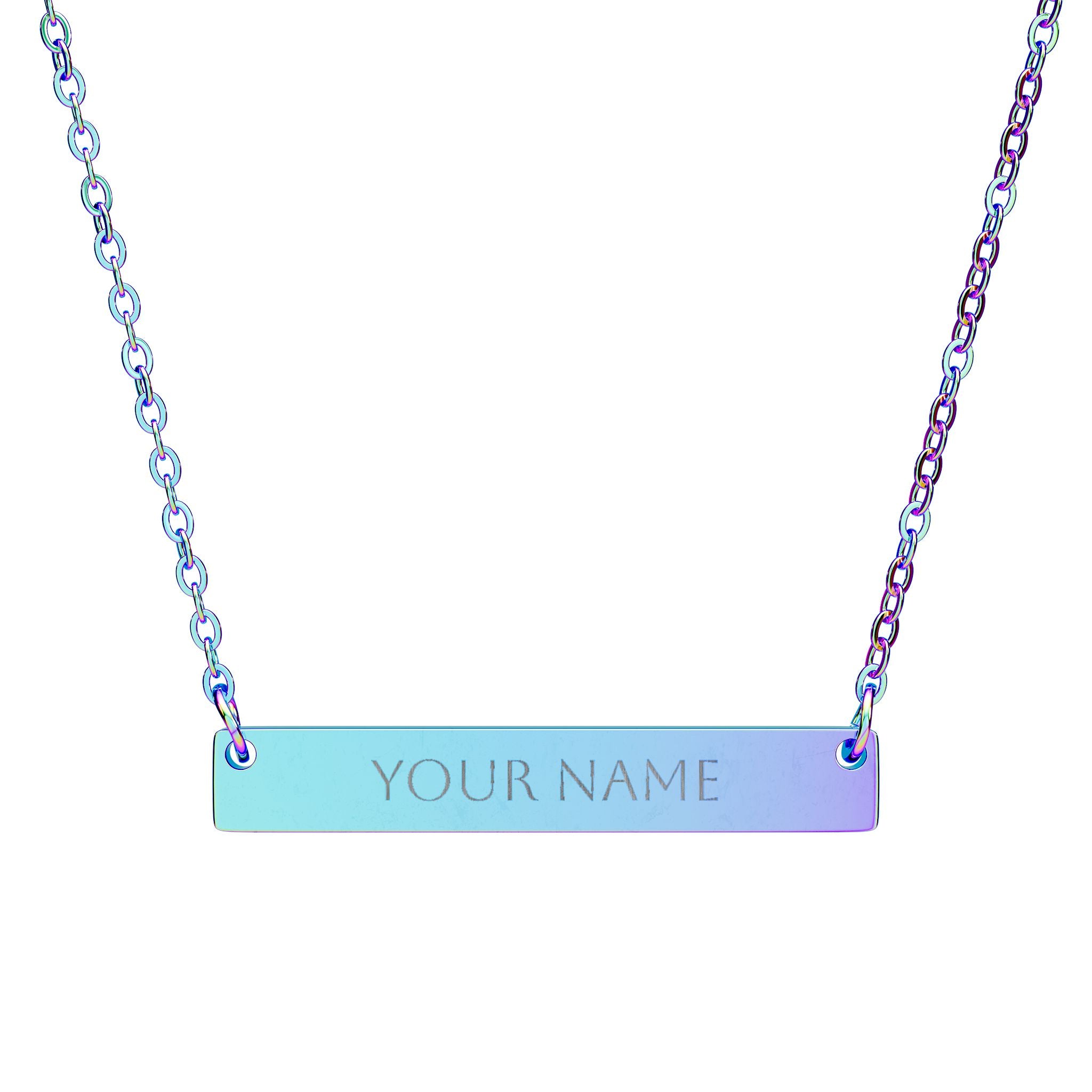 Engraved Personalized Name Pendant