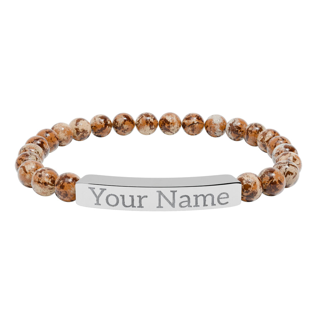 Engraved Name Stretch Bracelet